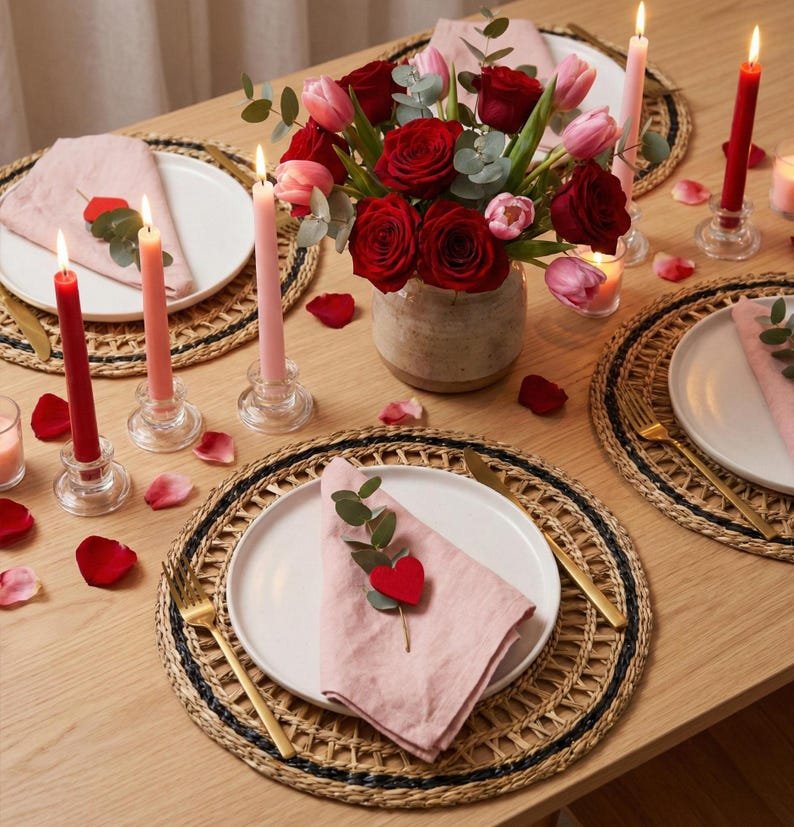 Handwoven Seagrass Round Placemats Set