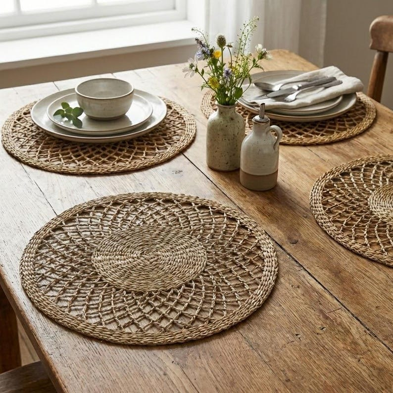 Handwoven Seagrass Placemat