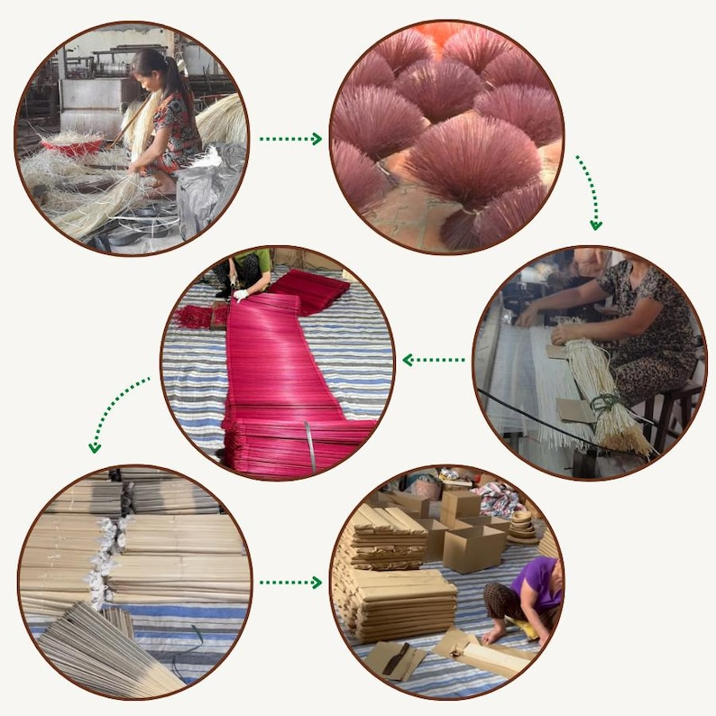 Large Handwoven Bamboo Wall Fan