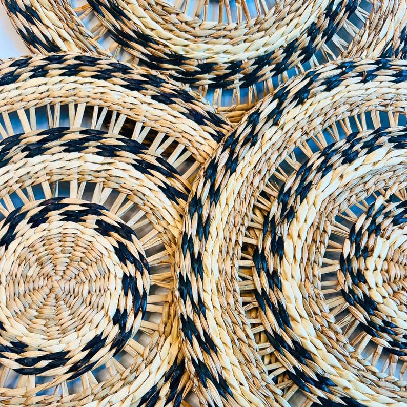 Round Seagrass Placemat – 14 Inch