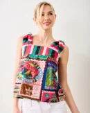 Sugar Sand Top in Colorful Coast