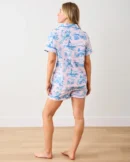 Short PJ Set in Mermaid Toile