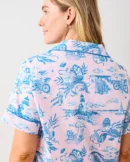 Short PJ Set in Mermaid Toile