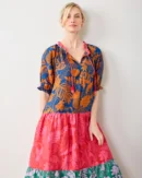 Vibrant Voyage Dress in Toucan Treetop
