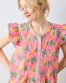 Katie Blouse in Leopard Mirage