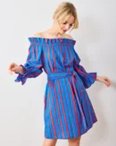 Wells Dress in PF + Pencil & Paper Co. Nautical Stripes