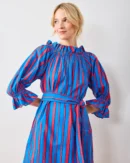 Wells Dress in PF + Pencil & Paper Co. Nautical Stripes