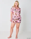 Short PJ Set in Western Barbie