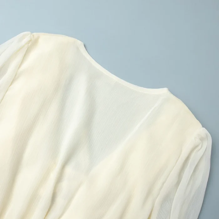 Frill Tiered Mini Dress - Image 7