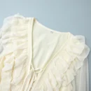 Frill Tiered Mini Dress
