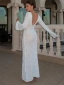 Crochet Knit Maxi Dress